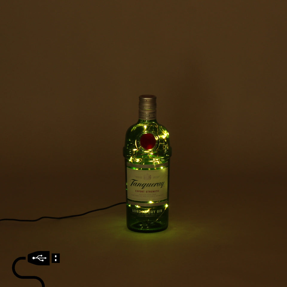 Illuminated Tanqueray Gin Bottle