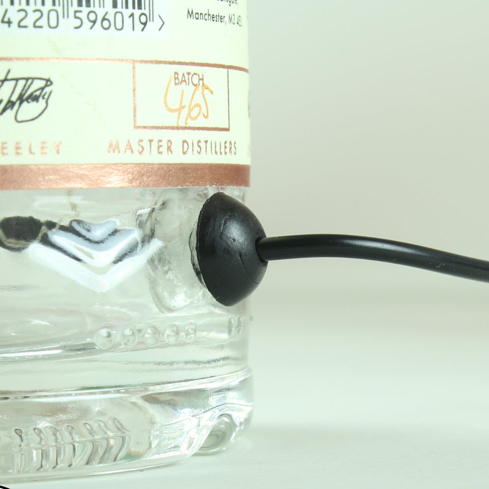 Illuminated Boe Passion Fruit Gin Bottle