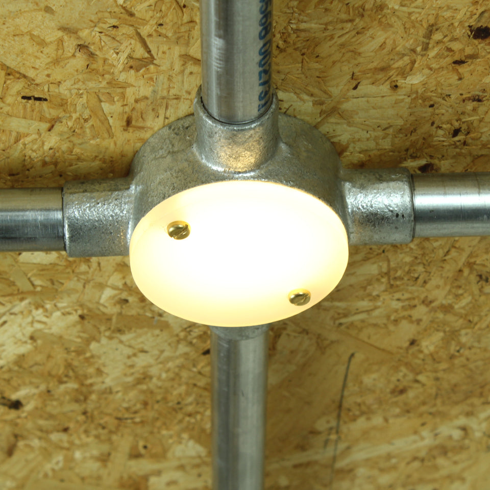 Conduit box with lit cover lid