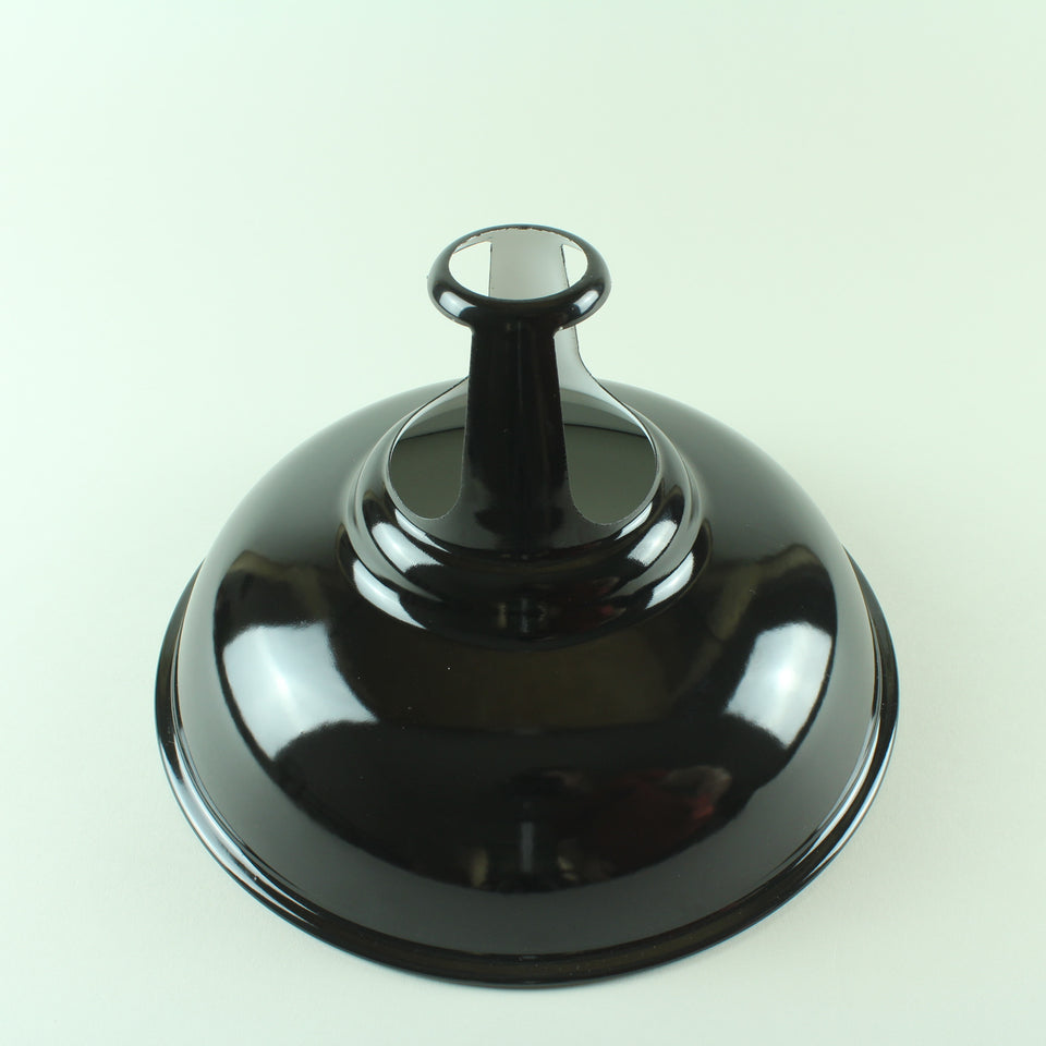 Black Industrial Enamel Lamp Shade