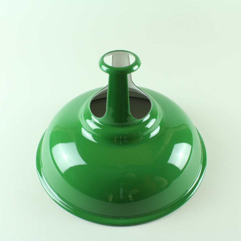 Green Industrial Enamel Lamp Shade