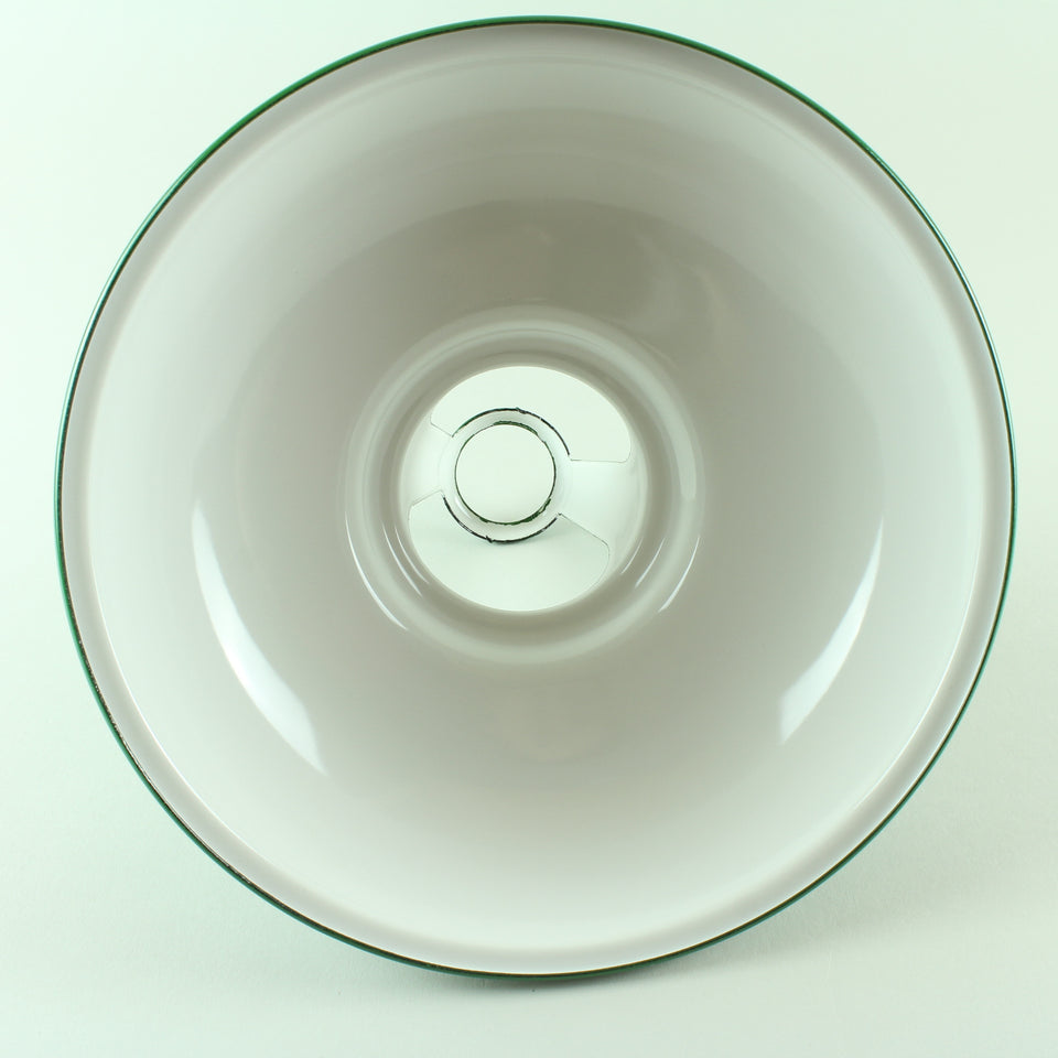 Green Industrial Enamel Lamp Shade