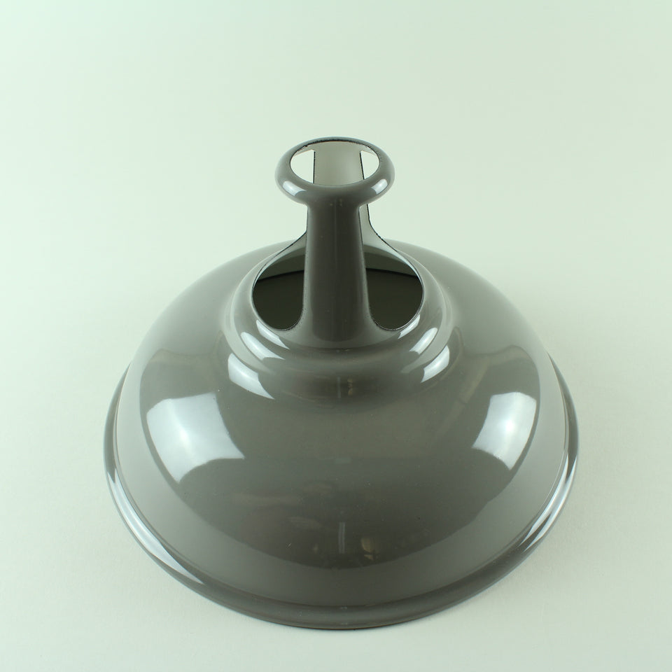 Grey Industrial Enamel Lamp Shade