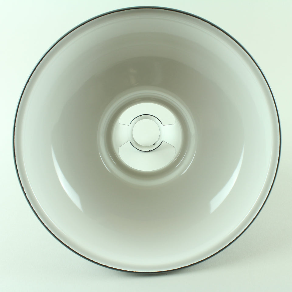 Grey Industrial Enamel Lamp Shade