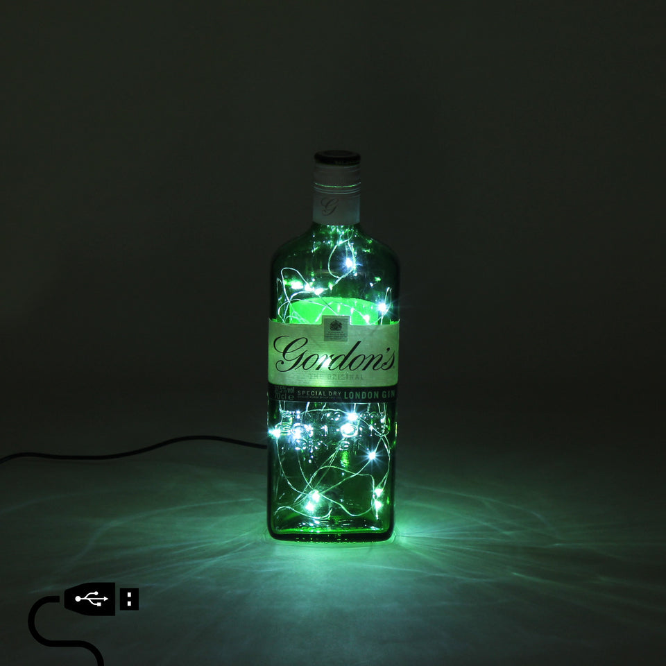 Illuminated Classic Gordon's Gin Bottle