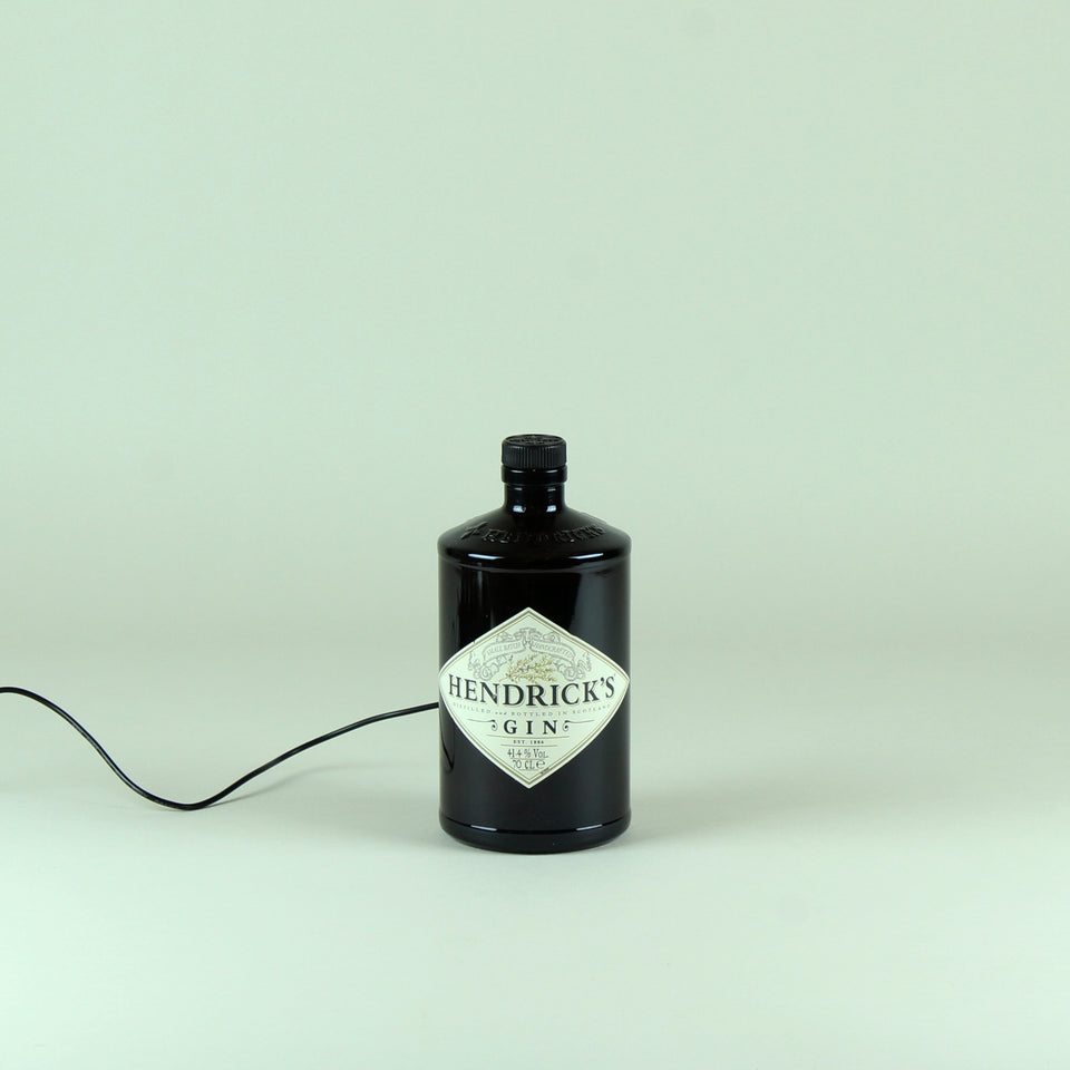 Illuminated Hendrik's Gin Bottle