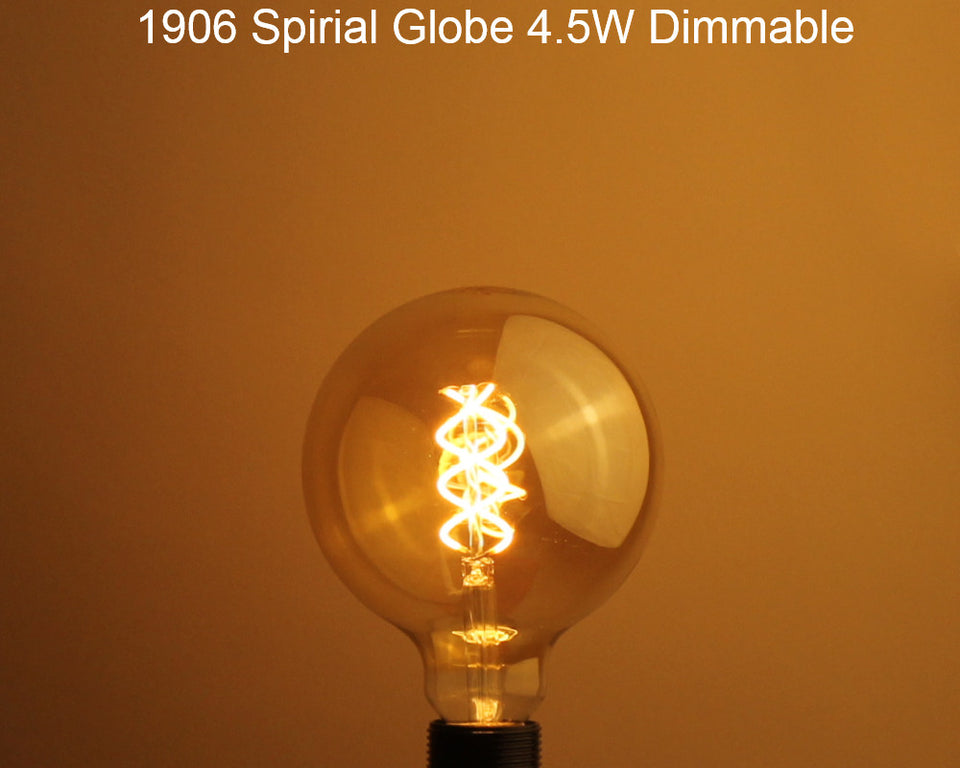 Warm Glow Light Bulb - Spiral Globe
