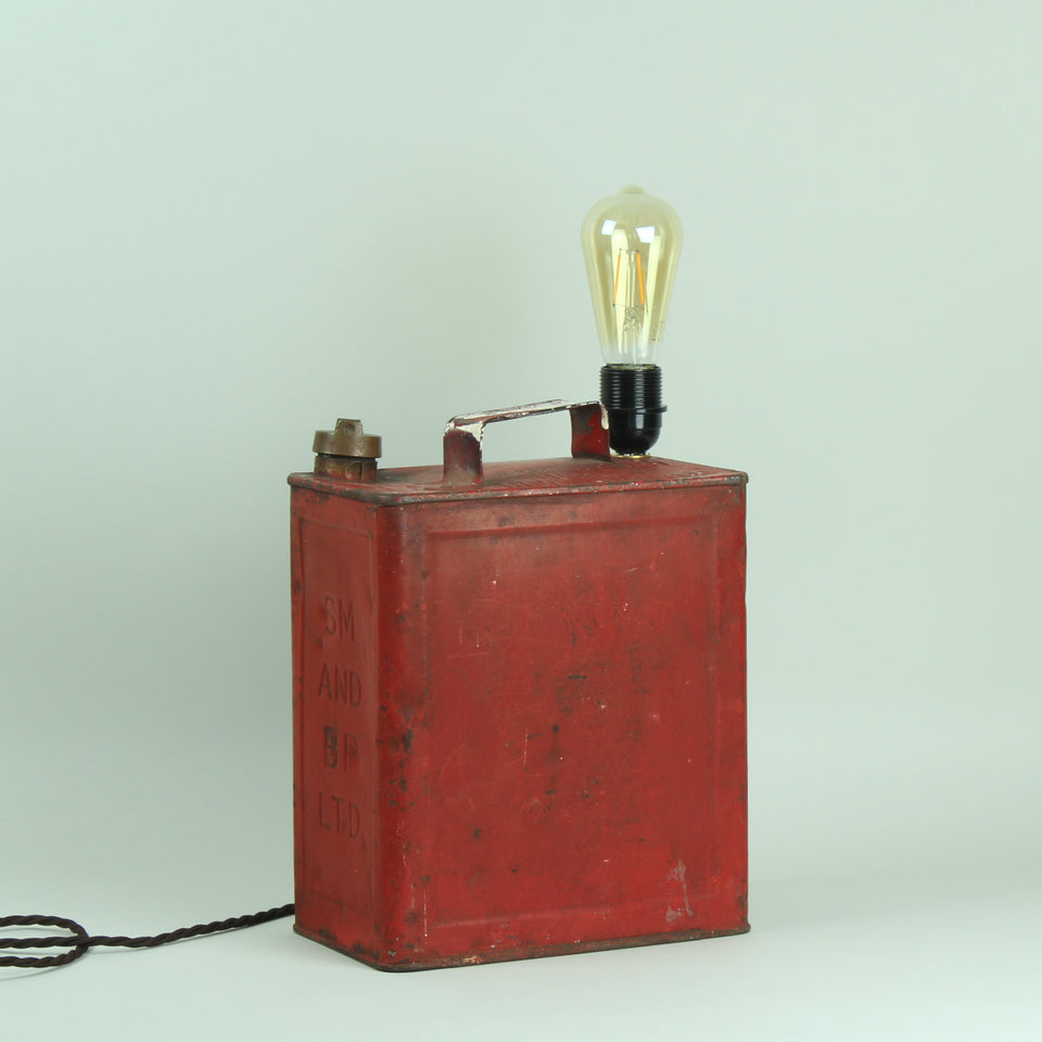 Vintage BP (Shell) Oil Can Light