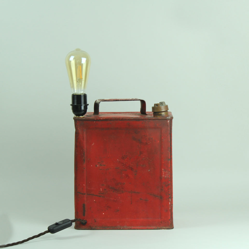 Vintage BP (Shell) Oil Can Light