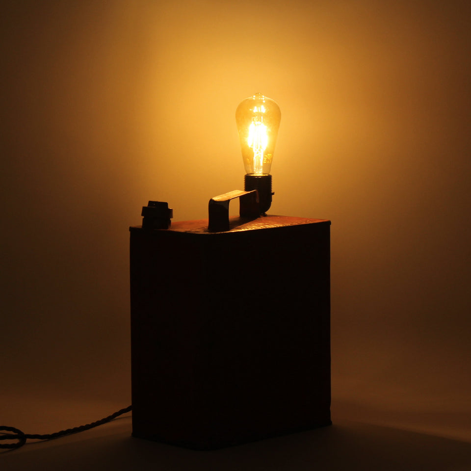 Vintage BP (Shell) Oil Can Light