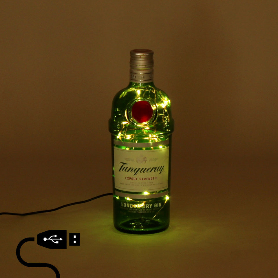 Illuminated Tanqueray Gin Bottle