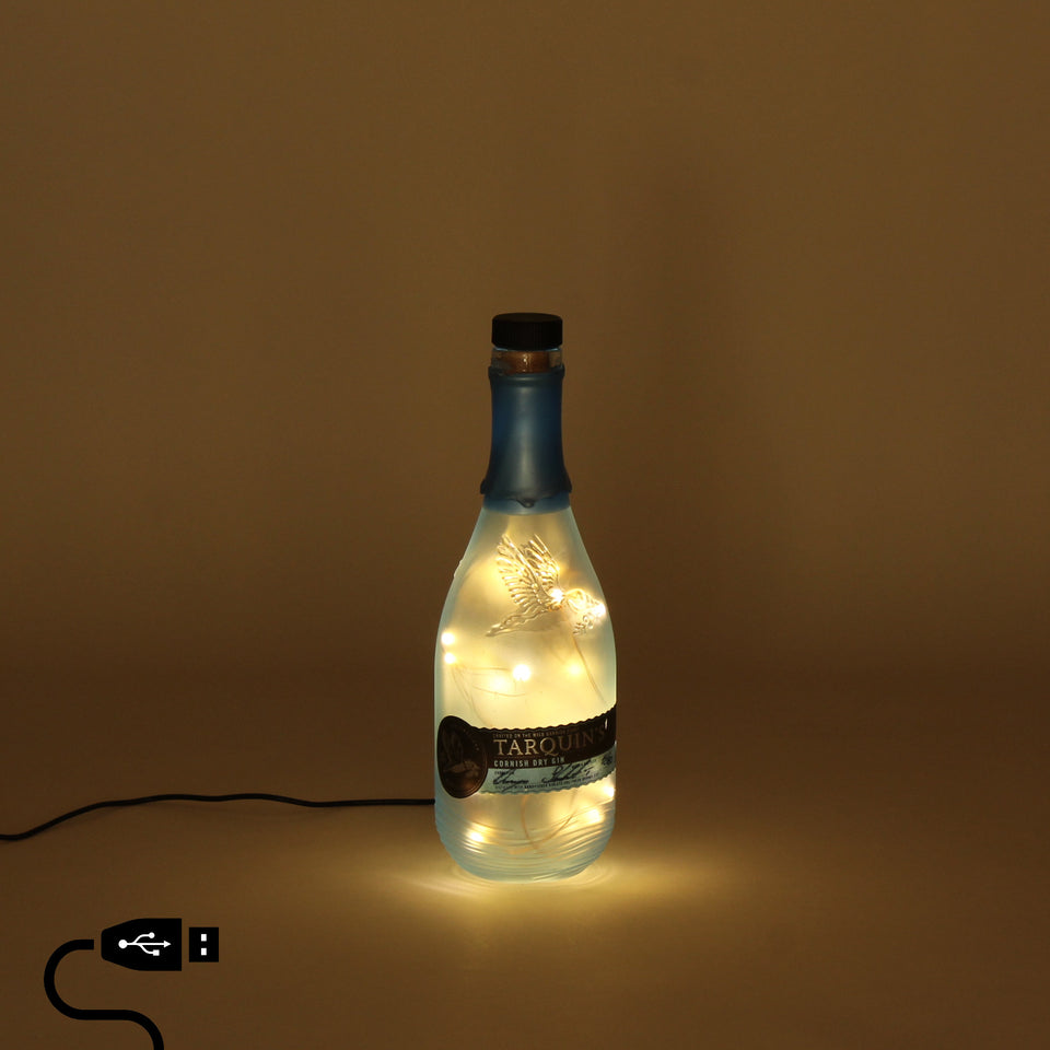 Illuminated Tarquin's Gin Bottle
