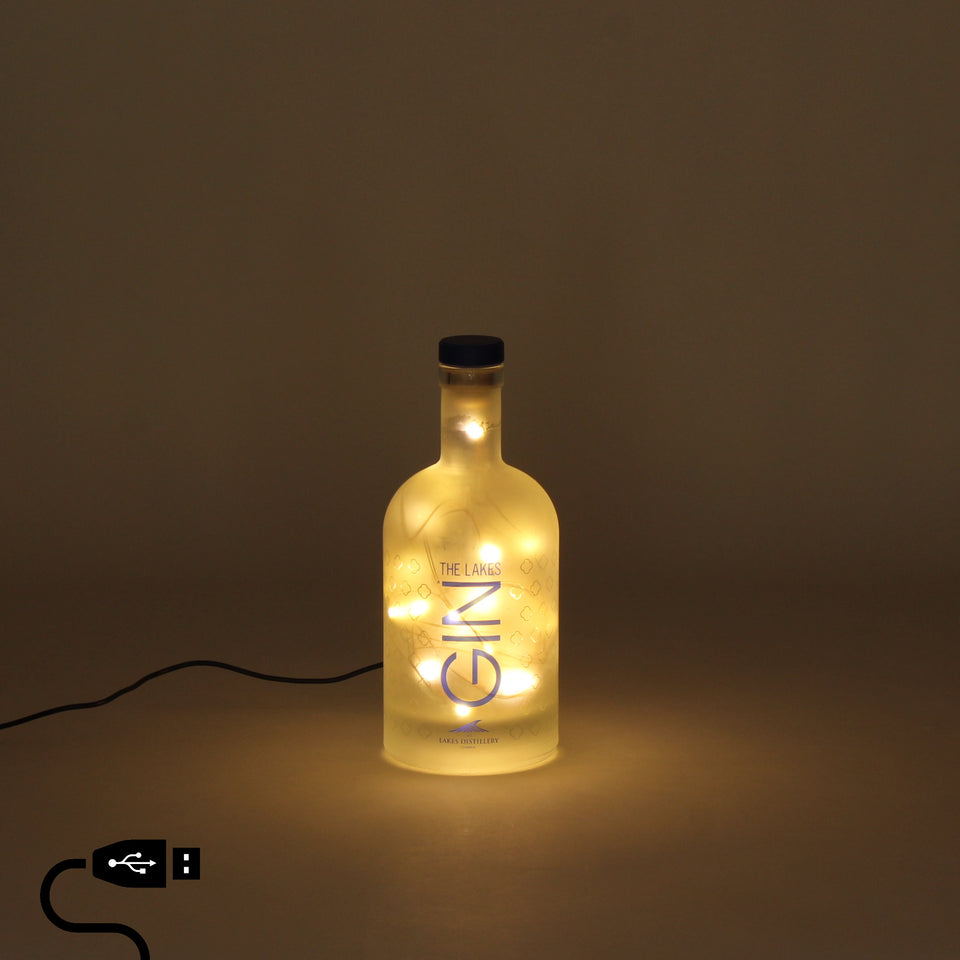 Illuminated The Lakes Gin Bottle