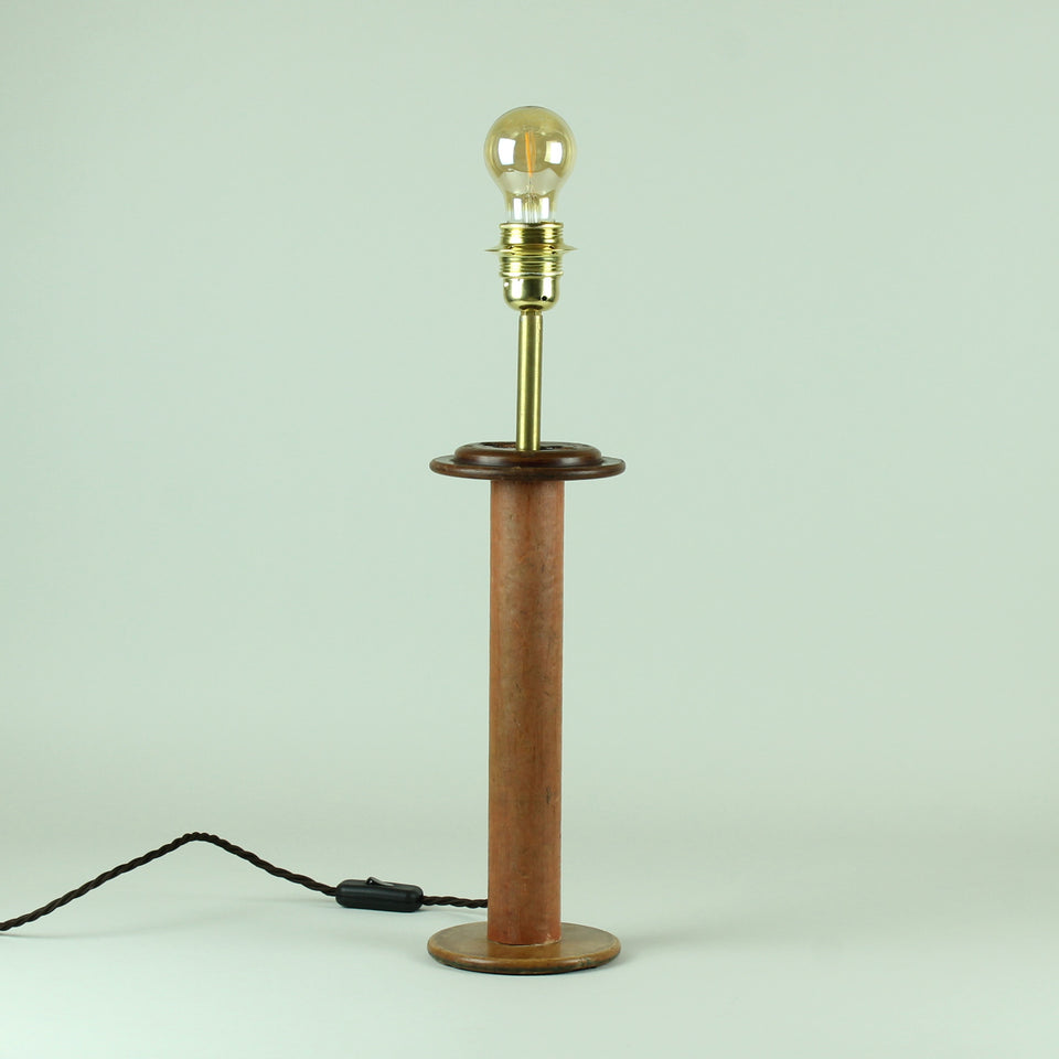 Vintage Bobbin Lamp Base (12")