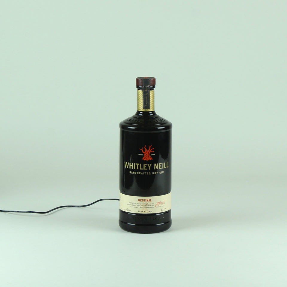 Illuminated Whitley Original Gin Bottle
